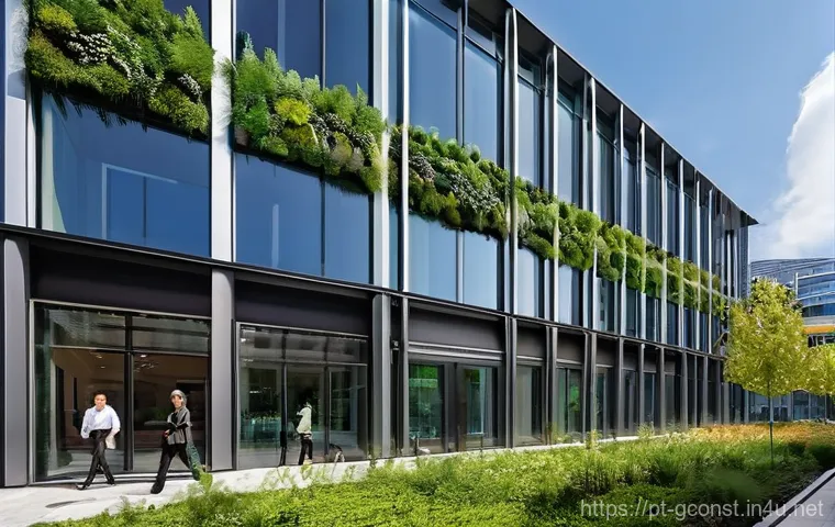 친환경건설기사 실기시험 준비법 - **Prompt 1: Visionary Certified Green Building**
"A breathtaking, ultra-modern commercial buildi...
