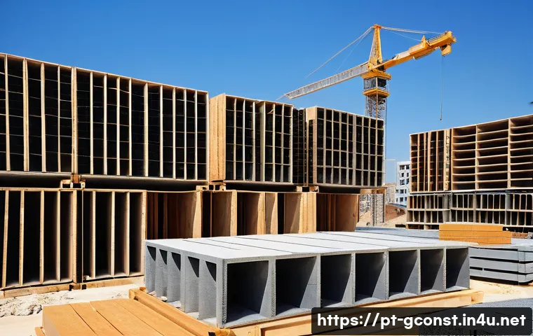 친환경건설기사 실무 적용 사례 - A detailed construction site showcasing sustainable building practices in Brazil, featuring workers ...